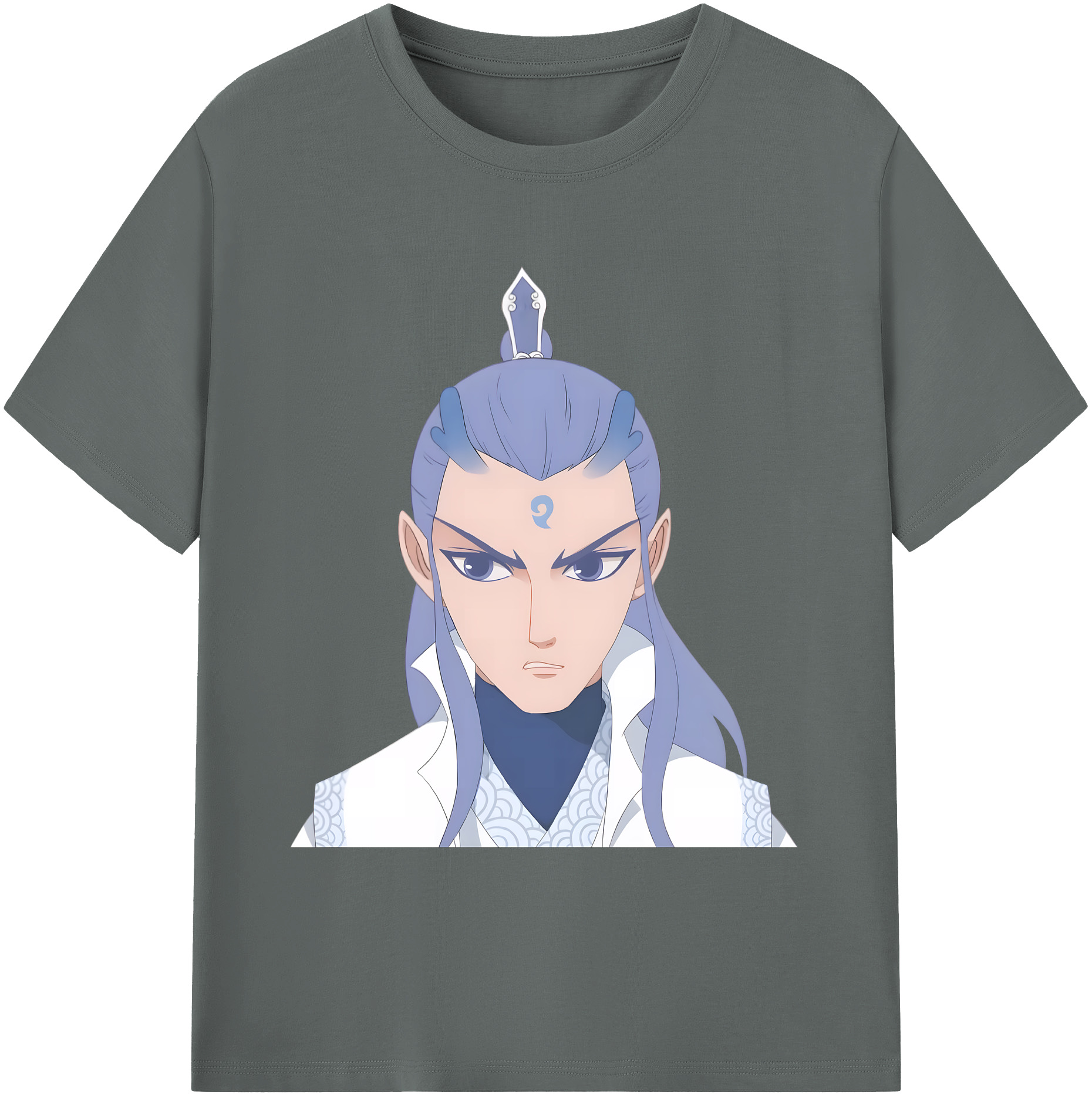 （画像用） Ne Zha 2 ナタ 魔童の大暴れ 綿100％ メンズ半袖Tシャツ｜肌触りやわらか＆通気性